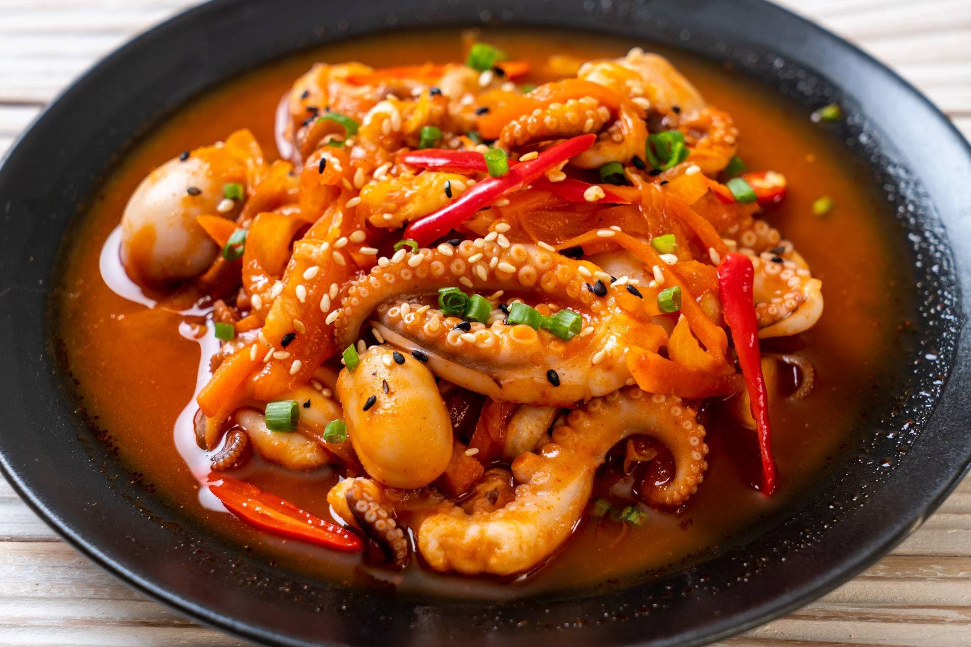 Udang Cumi Saus Padang